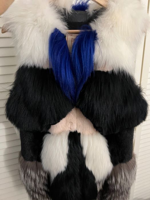 Дамски елек от естествен косъм