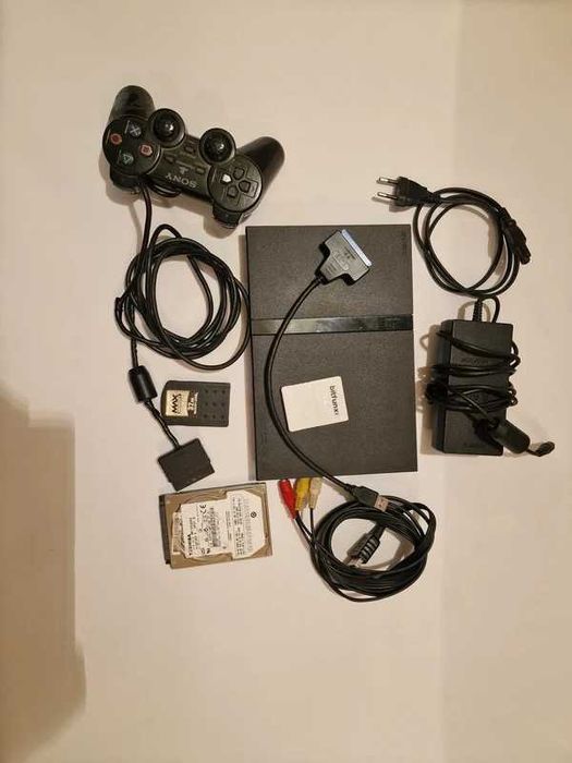 Playstation 2 , PS 2, modat ,stare perfecta 42 jocuri multe rare