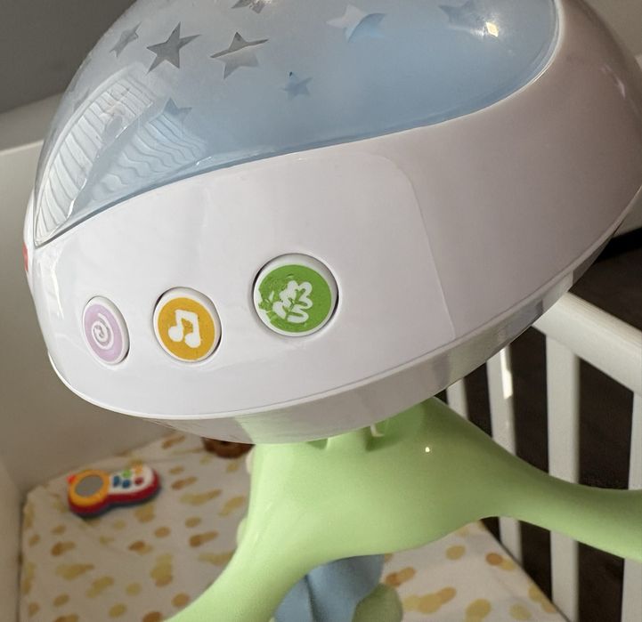 Музикална въртележка за кошара, легло и количка Fisher Price Мечета пеперуди 3в1