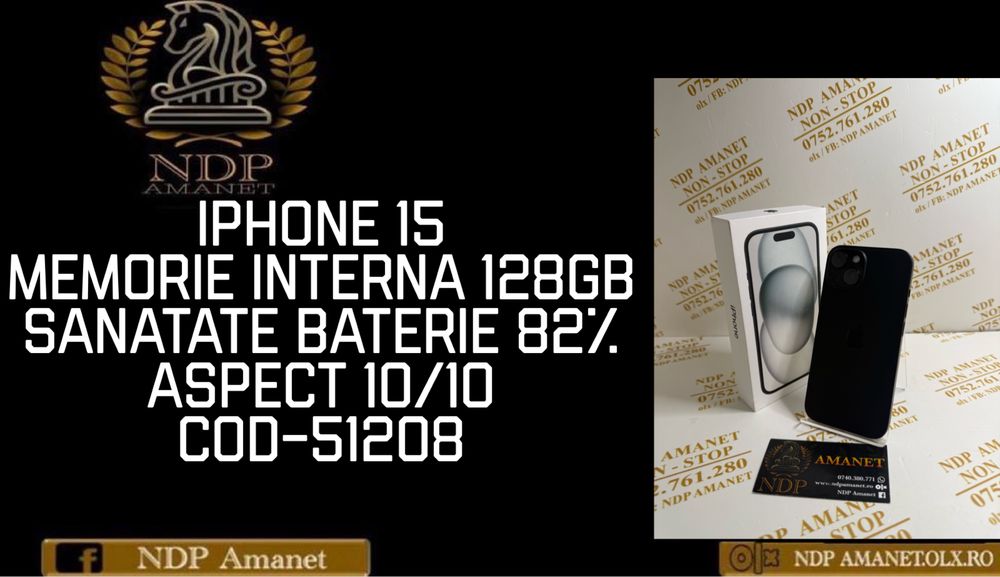 NDP Amanet Braila Iphone 15(51208)