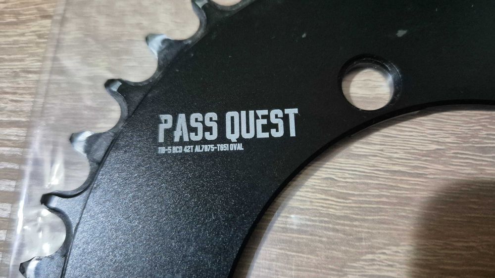 Foaie pass quest 5x110 bcd 42T, anvelopa maxxis ikon 29x2.2