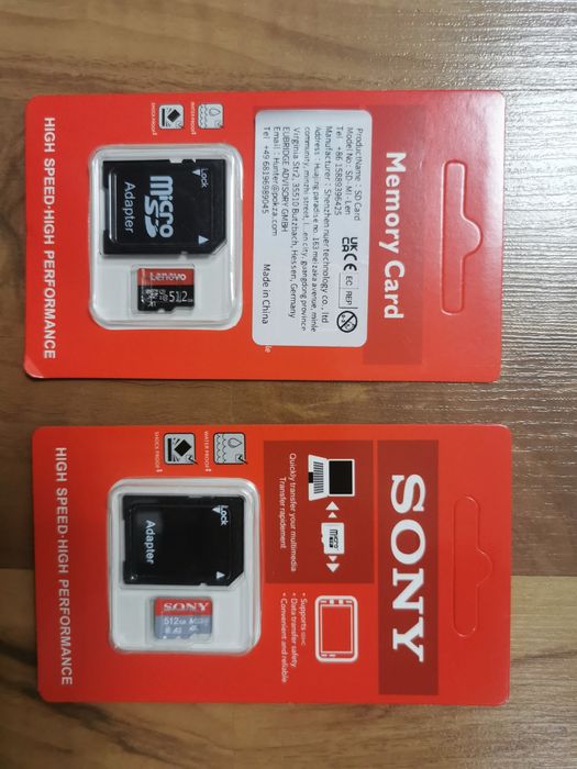 Карта памет 512GB Sony / Lenovo