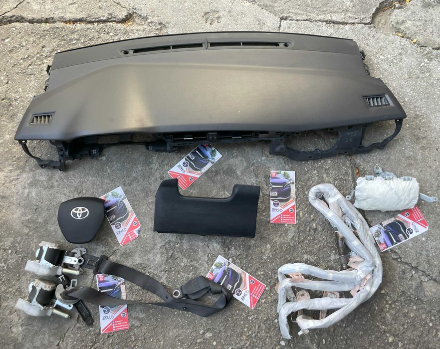 Toyota AURIS airbag volan pasager genunchi - plansa de bord - centuri