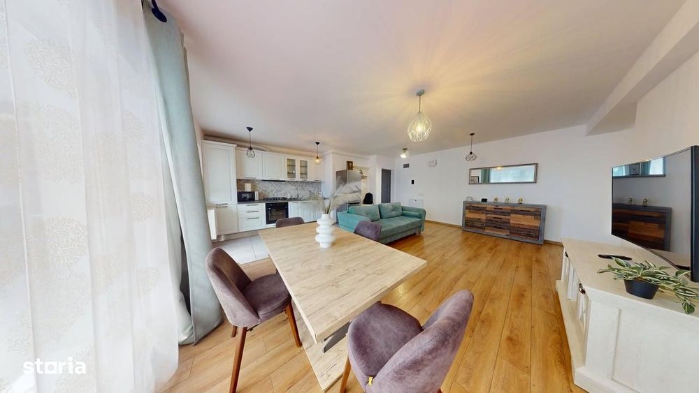 Apartament cu 3 camere, balcon, etaj 3 - Zona Piata Cluj — fotografia 1