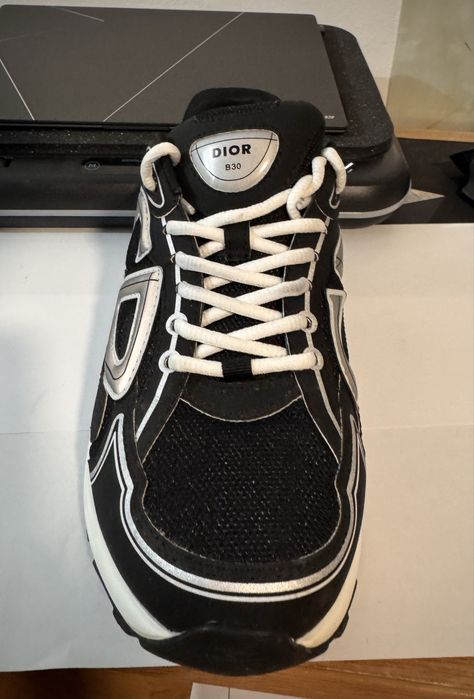 Adidasi Christian Dior B30 Black&white-marime 43