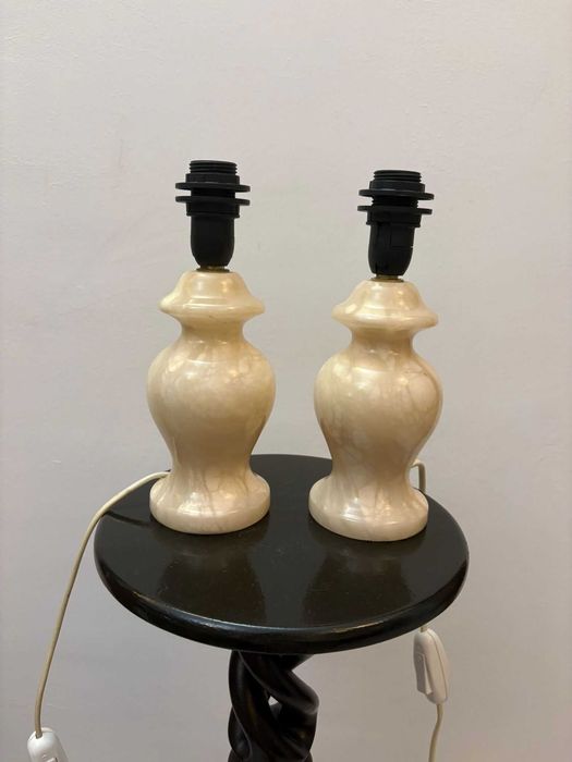 Set doua veioze din onix deosebite bibelouri bibelou statuete figurine