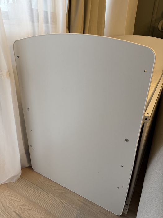 Patut bebe alb 60 x 120