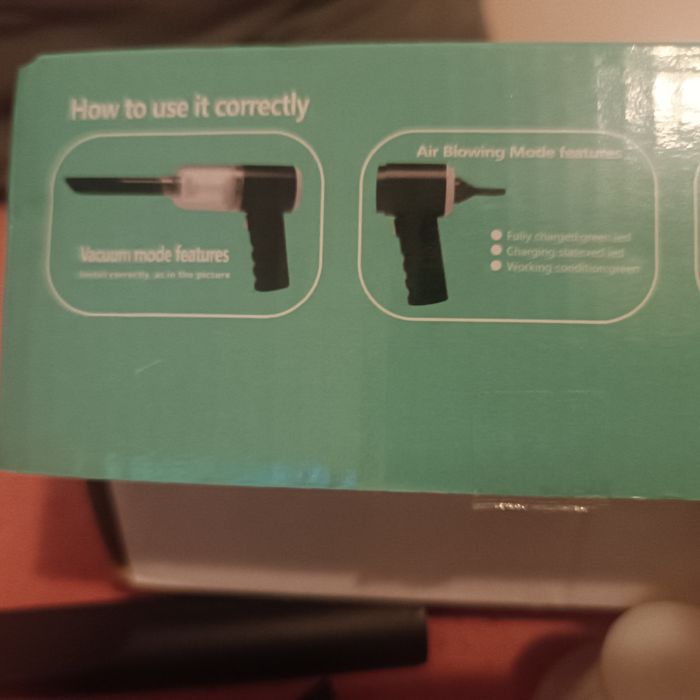 mini aspirator si suflanta wireless