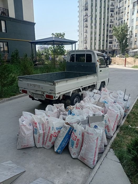 Вивоз мусора  на ЛАБО  + Чанган. Мусор олиб кетш