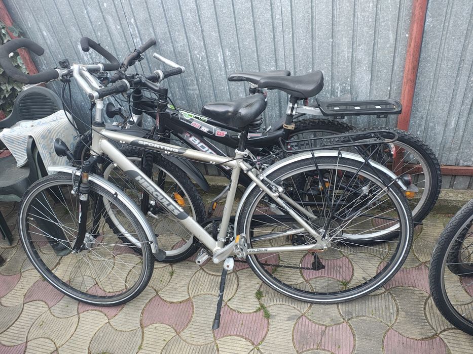 Biciclete de aluminiu la 250 lei buc și cu disc, și dinam în butuc