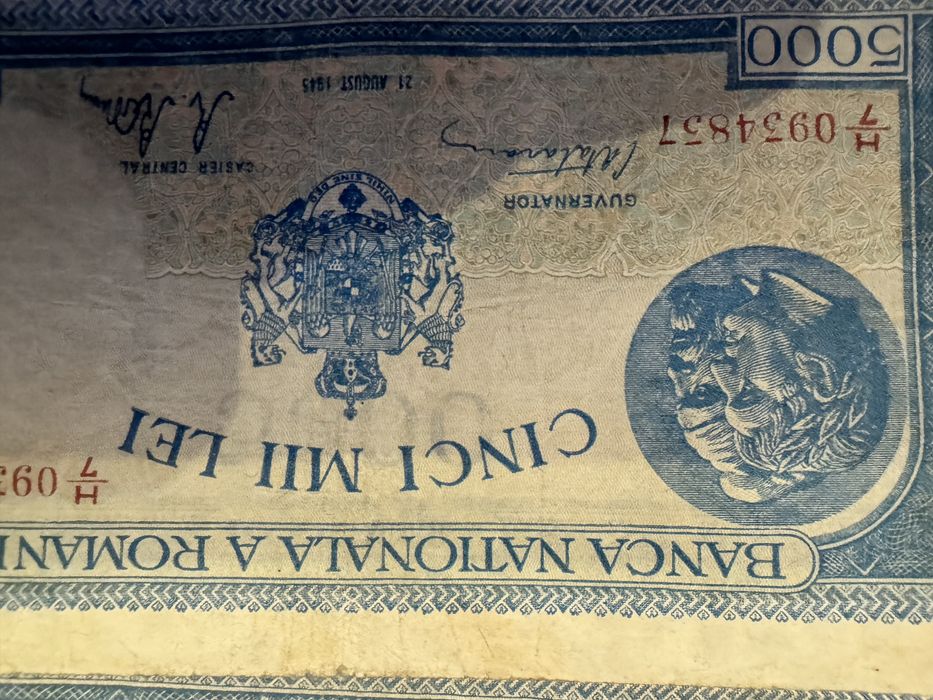 Colectie bancnote 5000 Lei din 1945