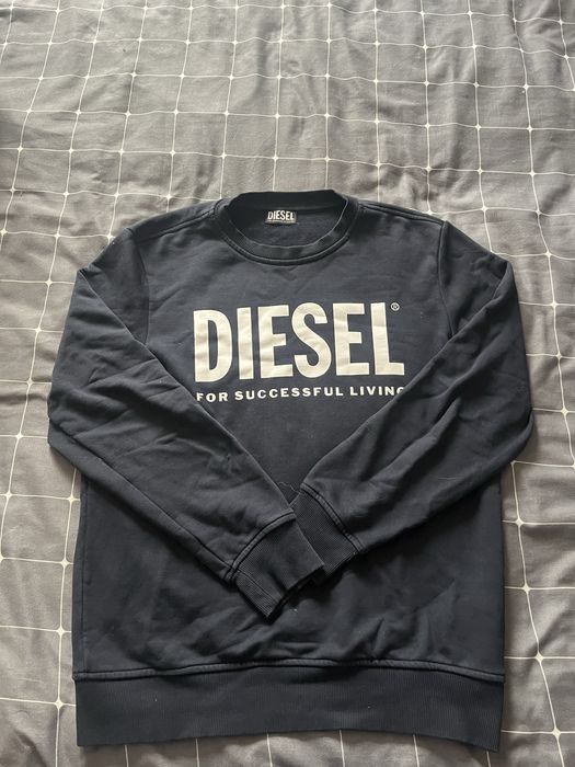 Блуза на DIESEL в тъмно син цвят