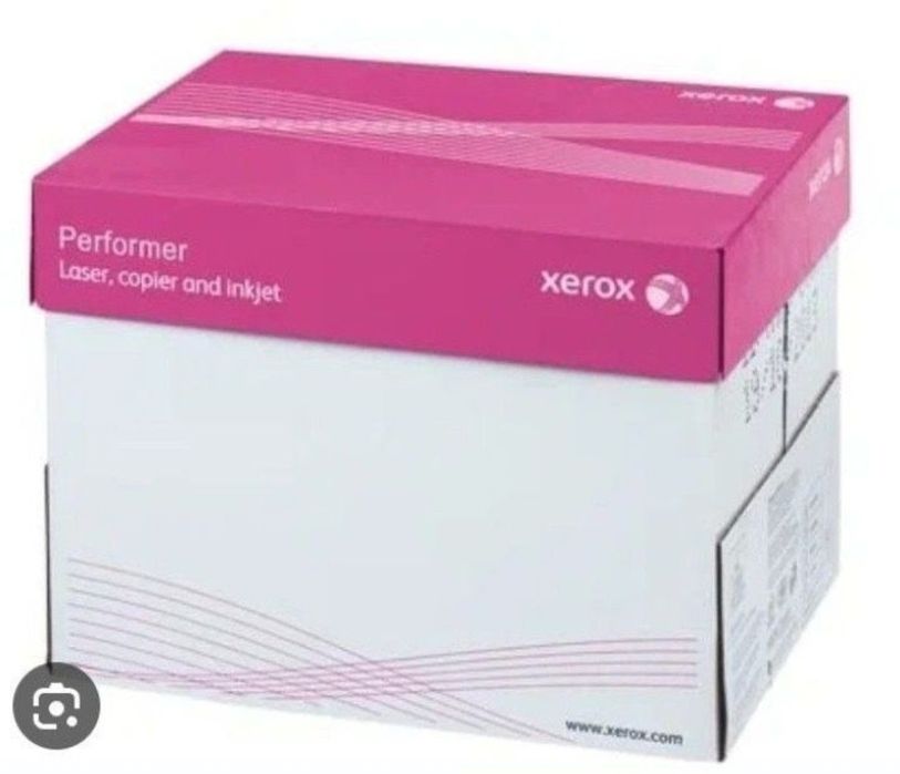 А4 бумага, есть 20 пачек