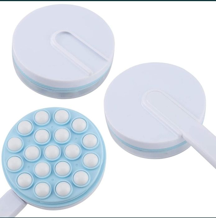 perie de dus pentru corp spate silicon maner lung scruber