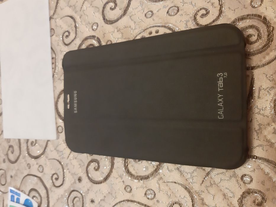 Samsung Tab 3 /7” инча Стъклен протектор и калъф с твръд гръб
