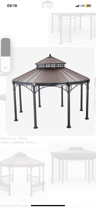 Беседка навес металл конструксия besedka naves reshotka