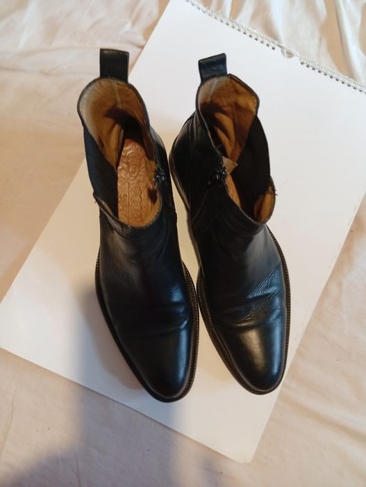 Черни боти №43 естествена кожа