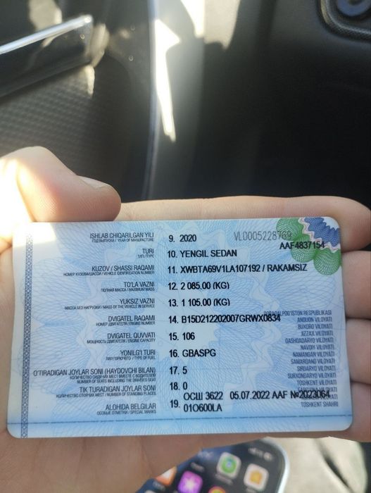 Nexia 3 avtomat sotiladi