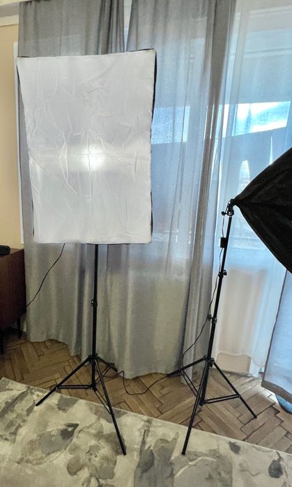2 Х Софтбокс Лампа Andoer 70 Х 50см, 85W  Фото/ Студийно осветление