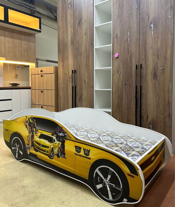 Детский машинка кровать