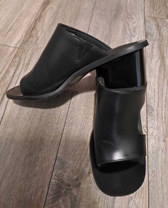 Дамски чехли ест.кожа на Calvin Klein