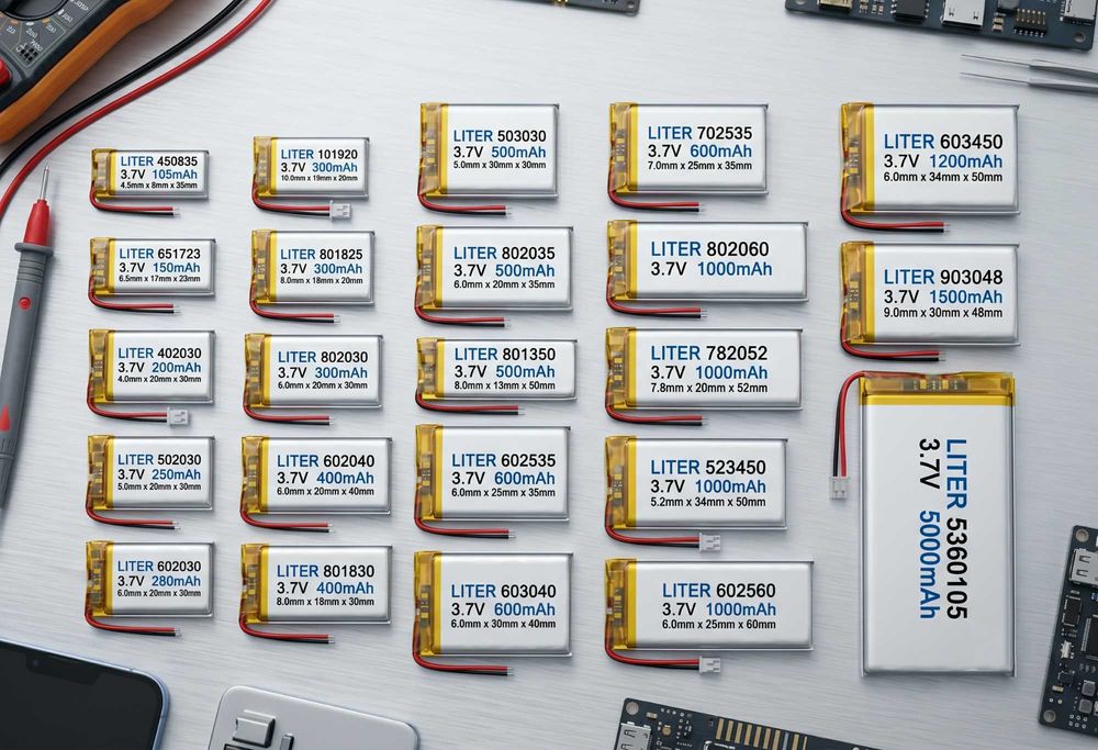 LITER ENERGY 3.7V Li-Po Батерии 801350 602535 603040 702535 802060 782052 523450 602560 603450 903048 5360105 Li-ion