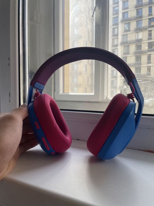 logitech g435 розово-голубой оригинал