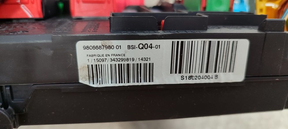 MODUL BSI / CALCULATOR CONFORT CITROEN C4 PICASSO II 2015 / 2013–2020 COD OEM 9806687980 01 / BSI-Q04-01 (5G2)