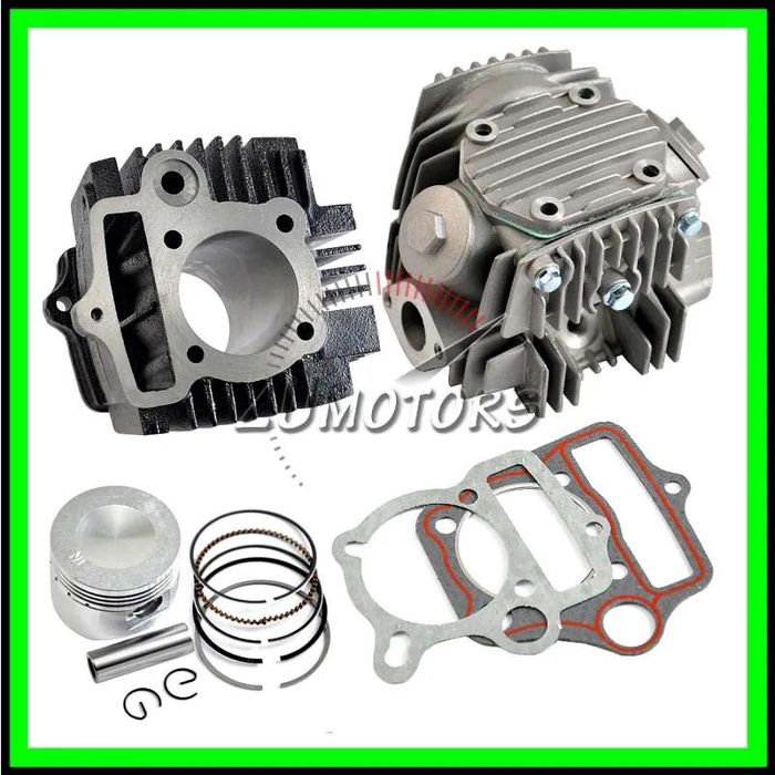 Set Motor Cilindru Atv 110 107 + Chiuloasa Atv 107 110 Piston 52.4MM