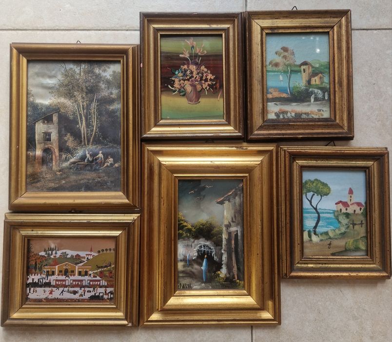 Картини масло рамкирани