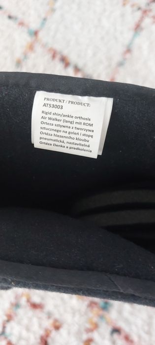 orteza reglabila - utilizata 1 luna.