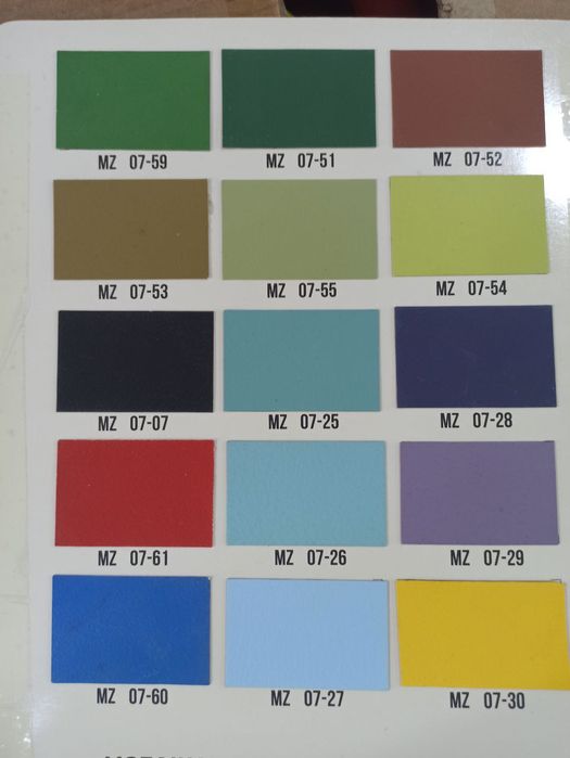 Эмульсия цветные