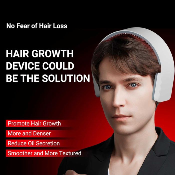 Устройство за грижа за косата-светлинна терапия, 650nm, 850nm и 450nm