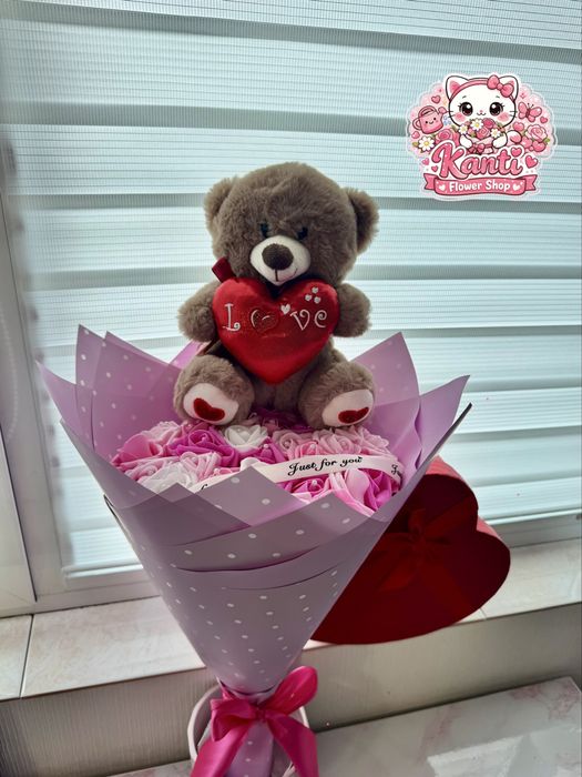 Букет от Вечни рози