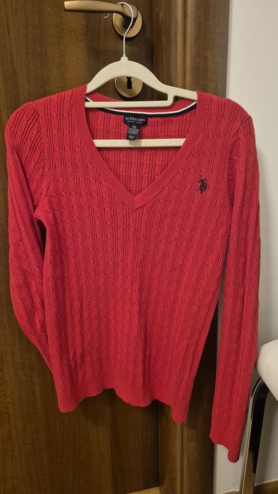 Pulover US Polo rosu original