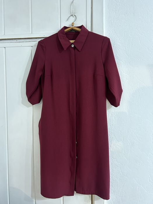 Платье бордовое,состояние отличное