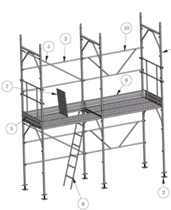 Скеле най итарианско 1 метър най удобна за работа