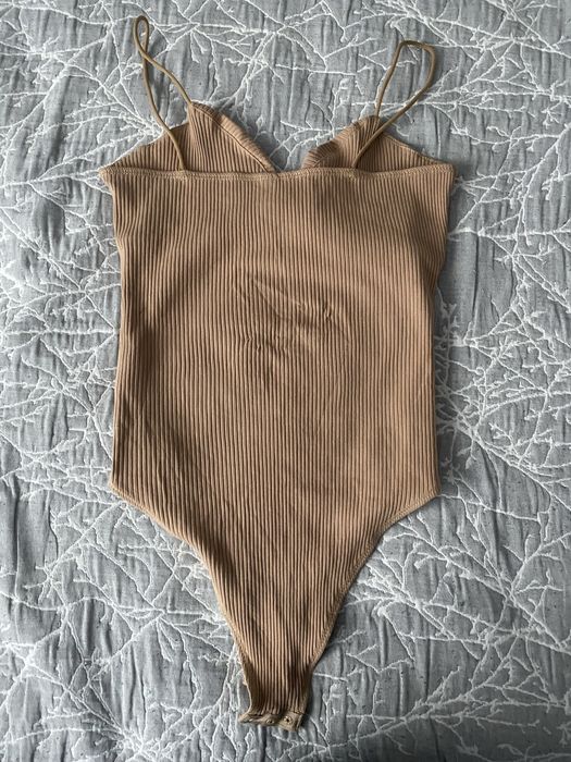 Лятно боди,цвят:камила