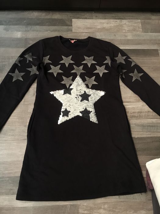 Детска туника с обръщащи се паети