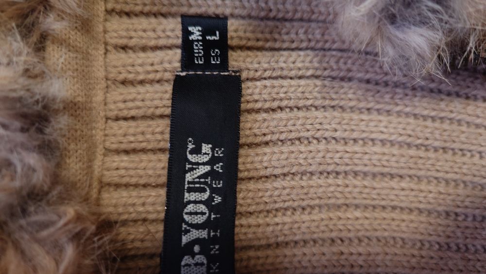 Жилетка с естествен косъм