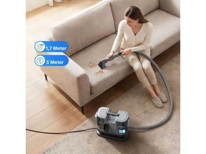 Перяща Прахосмукачка Lubluelu Cleaner3G - 600W, 18 kPa, Черна