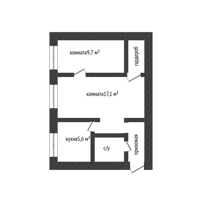 Продажа 2-комнатной район ЖД вокзала