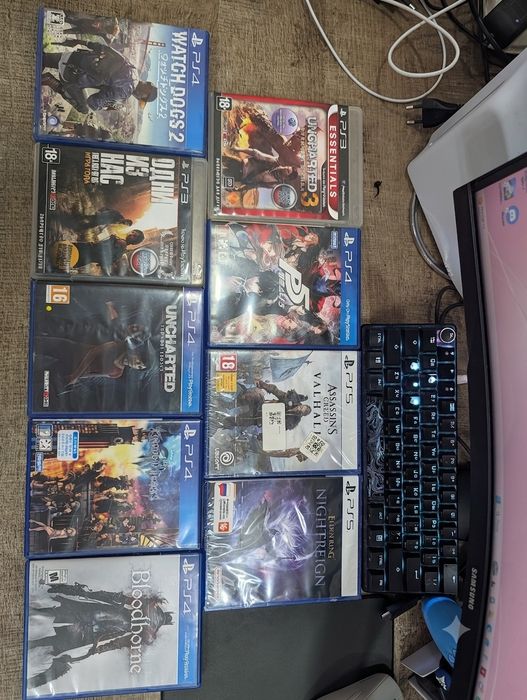 Диски Playstation 4/5 и XBOX