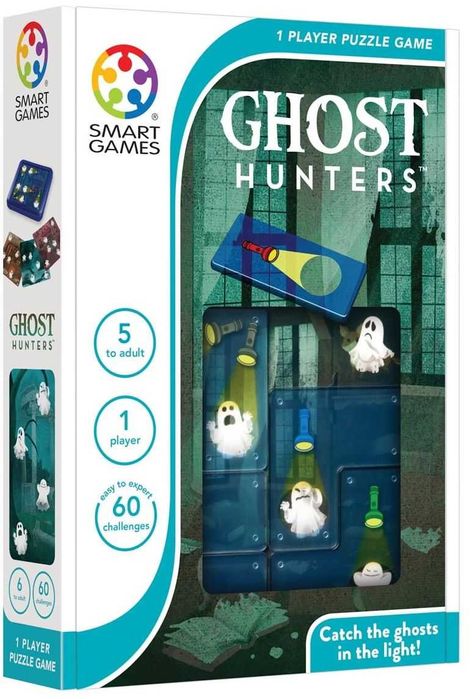 Детска логическа игра Smart Games Compact - Ловци на призраци