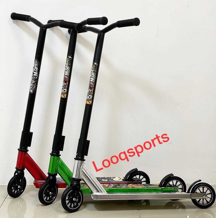 Трюковой самокат с титановыми дисками