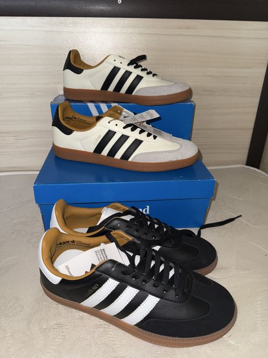 Маратонки Adidas Samba – бели и черни