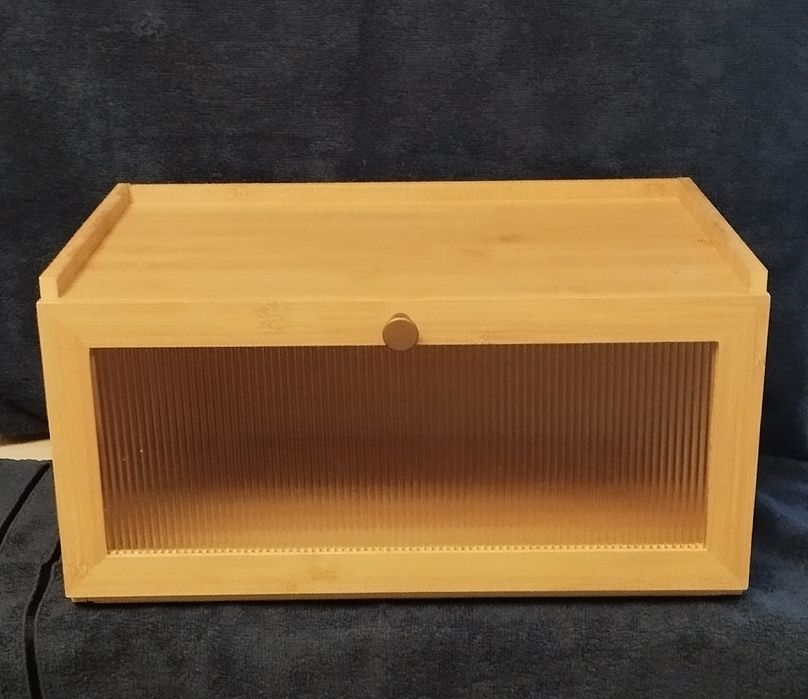 Cutie bambus cu usa rabatabila