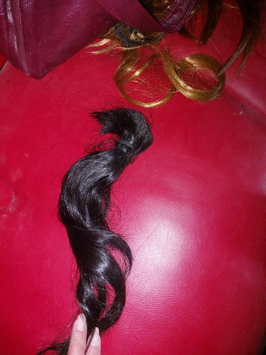 Волосы натуральрые и парик на типсах