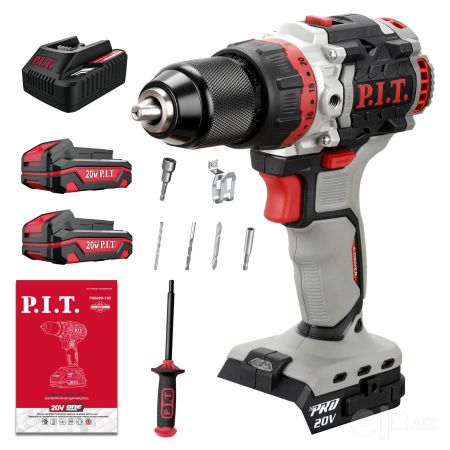 Шуруповёрт P.I.T. PSB20H-13C/2 (серия OnePower 20V).