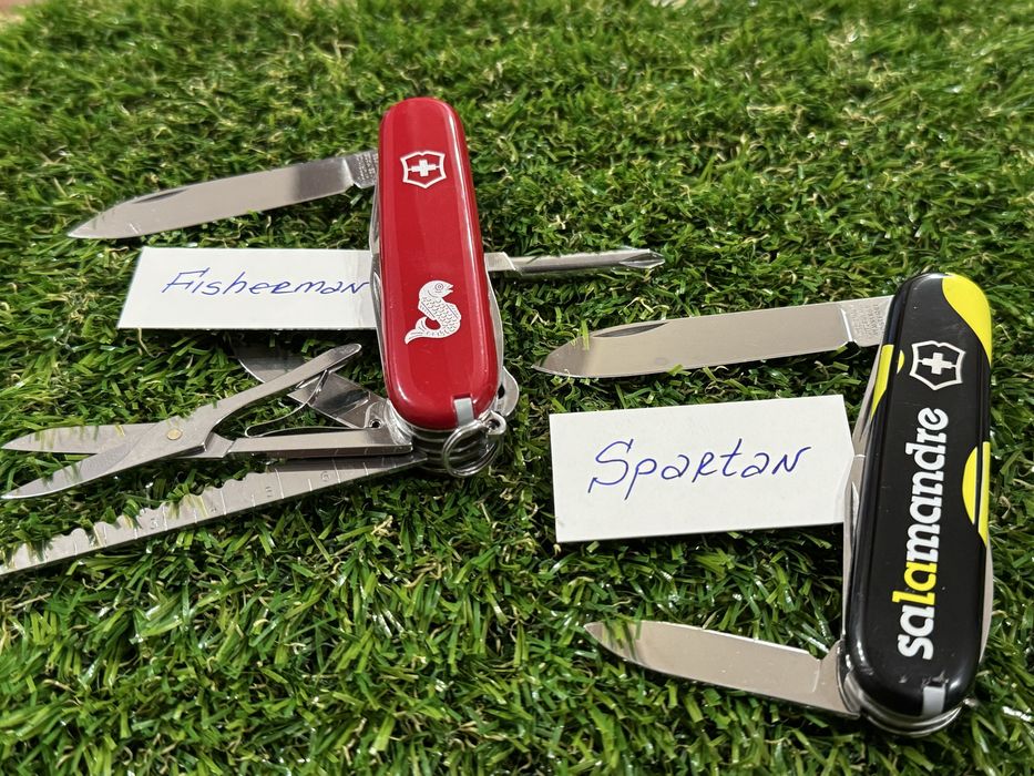 Швейцарски нож Fisherman + подарък Spartan